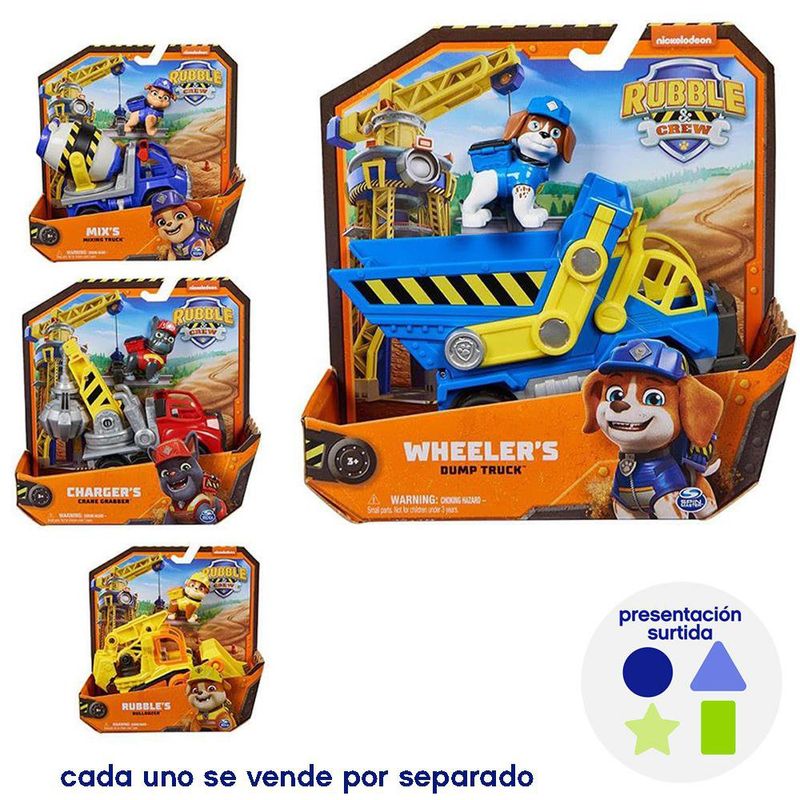 Vehículo Básico Rubble & Crew Diseños Surtidos