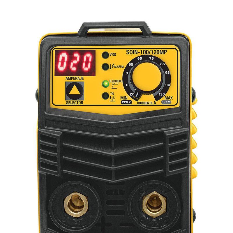 Mini Soldadora Inversora Bi-Voltaje 130/110 A - Pretul