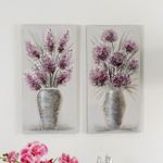 Cuadro Decorativo Flores Moradas