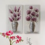 Cuadro Decorativo Flores Moradas