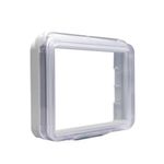 Tapa para Caja 3 Módulos Gris Matix