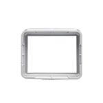 Tapa para Caja 3 Módulos Gris Matix