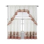 Set de Cortinas para Cocina Café 3 Pzas