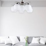 Lámpara de Techo Níquel Satinado 6L E27 40 W