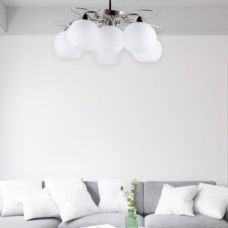 Lámpara de Techo Níquel Satinado 6L E27 40 W