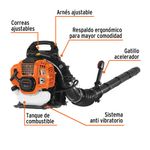 Sopladora con Motor 53 Cc a Gasolina Tipo Mochila - Truper