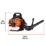 Sopladora con Motor 53 Cc a Gasolina Tipo Mochila - Truper