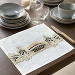 Centro de Mesa 30cm Beige