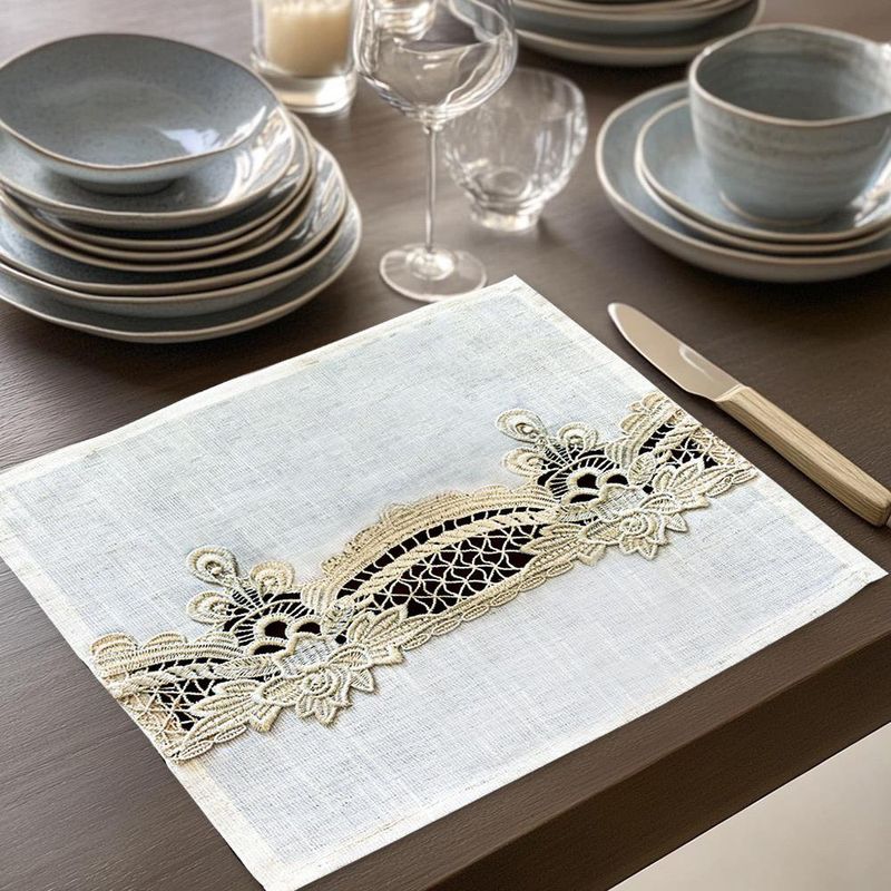 Centro de Mesa 30cm Beige