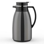 Termo 1 L Acero Inoxidable Negro Metálico