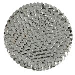 Plato Base Plateado 33 Cm