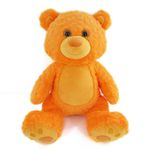 Peluche Oso Naranja de 15 Plg, Suave y Abrazable