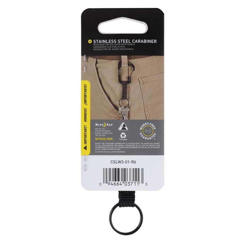 Llavero Mosqutón Acero Inoxidable 1.5 Plg - Nite Ize