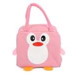 Lonchera Térmica Infantil Pingüino Rosa