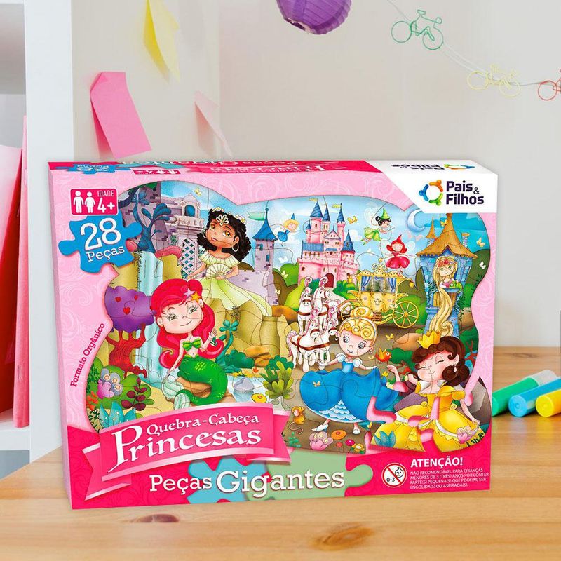 Rompecabezas Gigante Princesas 28 Pzas