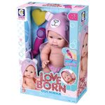 Muñeca Hora del Baño con Toalla y Accesorios