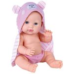 Muñeca Hora del Baño con Toalla y Accesorios