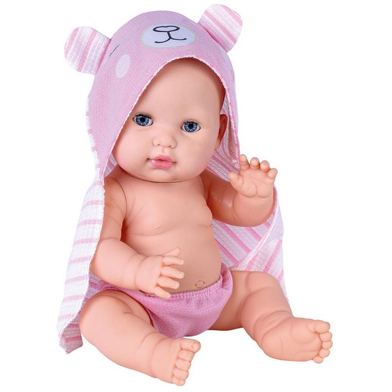 Muñeca Hora del Baño con Toalla y Accesorios