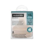 Set de 2 Tetinas Zero Adaptable a La Fuerza de Succión 0+ Meses - Suavinex