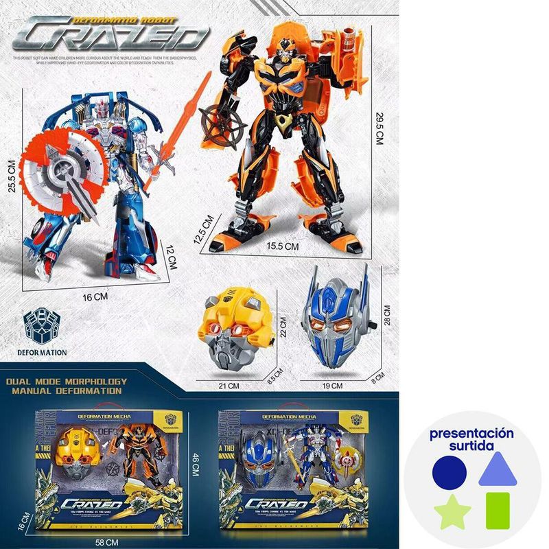 Juguete Transformable Diseños Surtidos
