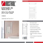 Porta Toallas y Secador Eléctrico 300 W