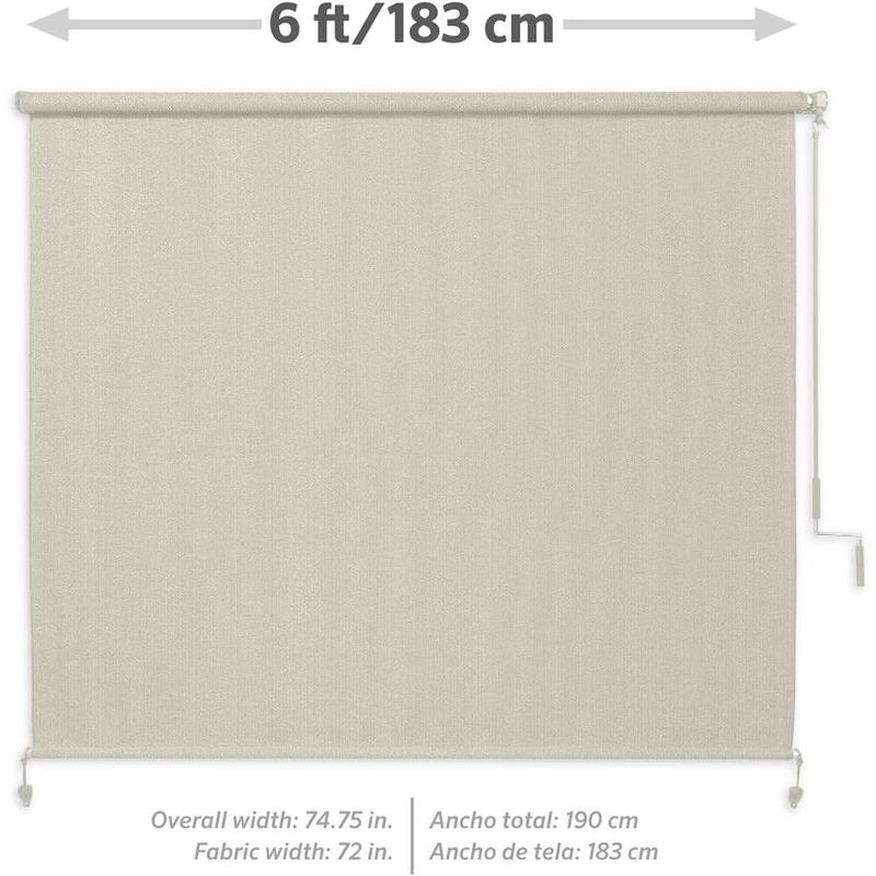Lona Enrollable para Exterior 95% Uv