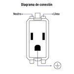 Tomacorriente Triple Basic Blanco - Volteck