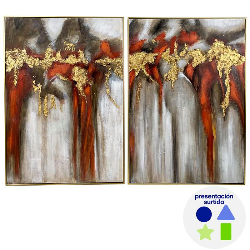 Cuadro con Marco 72x4.5x102 Cm Diseños Surtidos - Concepts
