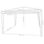 Toldo Verde 3x3x2.5 m para Exterior