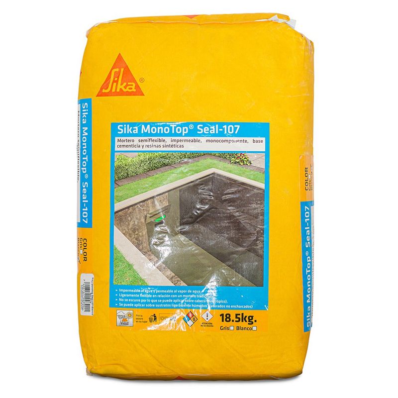 Sika Monotop Seal-107 Gris 18.5 Kg - Sika