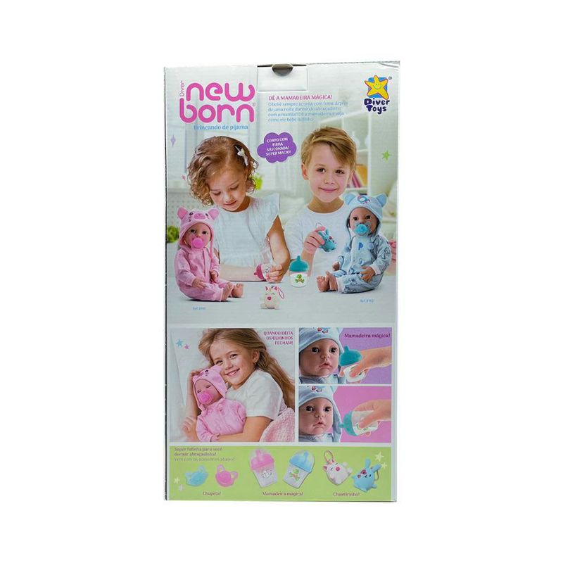 Bebé Recién Nacida en Pijama Azul