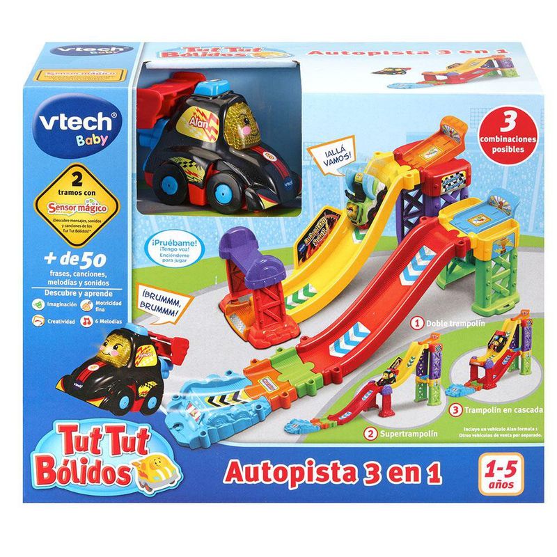 Tut Tut Bólidos Autopista 3 en 1