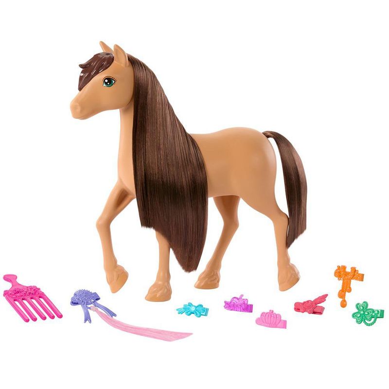 Set de Peinado de Ponis Barbie con Accesorios