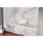 Silla para Ducha/Tina Home Care Plástico Blanco 21 X 19.25 Plg - Moen