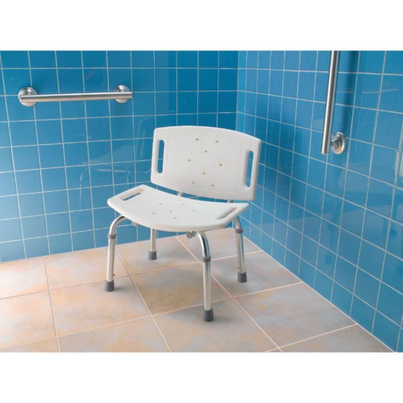 Silla para Ducha/Tina Home Care Plástico Blanco 21 X 19.25 Plg - Moen