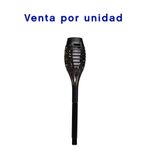 Estaca Solar Led Negra con Switch 13.5 Plg