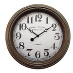 Reloj de Pared Diseño Antiguo Café 20 Plg
