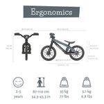 Bicicleta Bmxie Vroom Gris