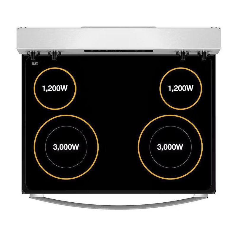 Estufa Eléctrica 30 Plg Vitrocerámica Negra