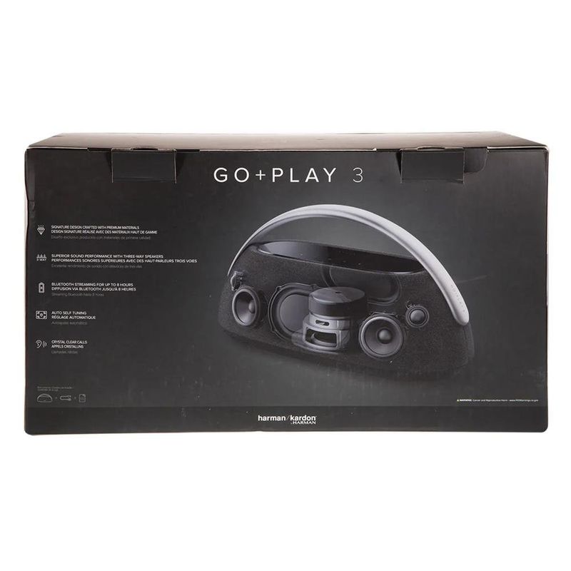 Bocina Portátil Go + Play 3 Negro