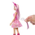 Muñeca Barbie Unicornio Falda de Ensueño Rosa
