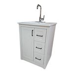 Vanity con Lavamanos Gaviota Blanco 61 X 54 Cm