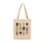 Bolsa Tipo Totebag De Lona Natural