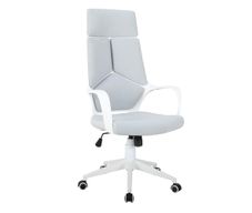 Silla de Oficina Brig Giratoria con Cabecera 63 x 63 x 114–124 cm Color Gris