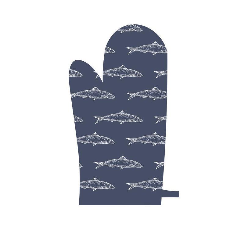 Guante de Cocina Estampado de Pescados