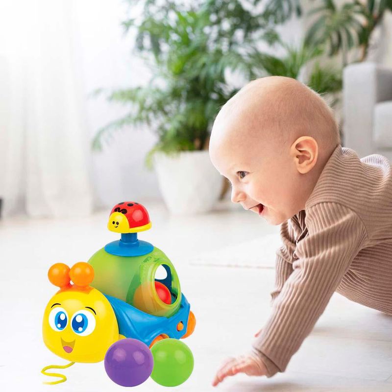 Juguete de Arrastre Spin N Pull Caracol
