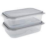 Contenedor Rectangular Extra Grande 2 Uds