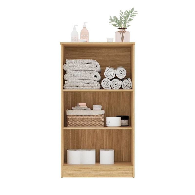 Mueble Multiusos Acabado Natural y Blanco