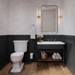 Sanitario de Dos Piezas con Diseño Clásico Provence II Asiento Elongado Blanco