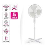 Ventilador de Pedestal 41.5 Cm Blanco 45 W